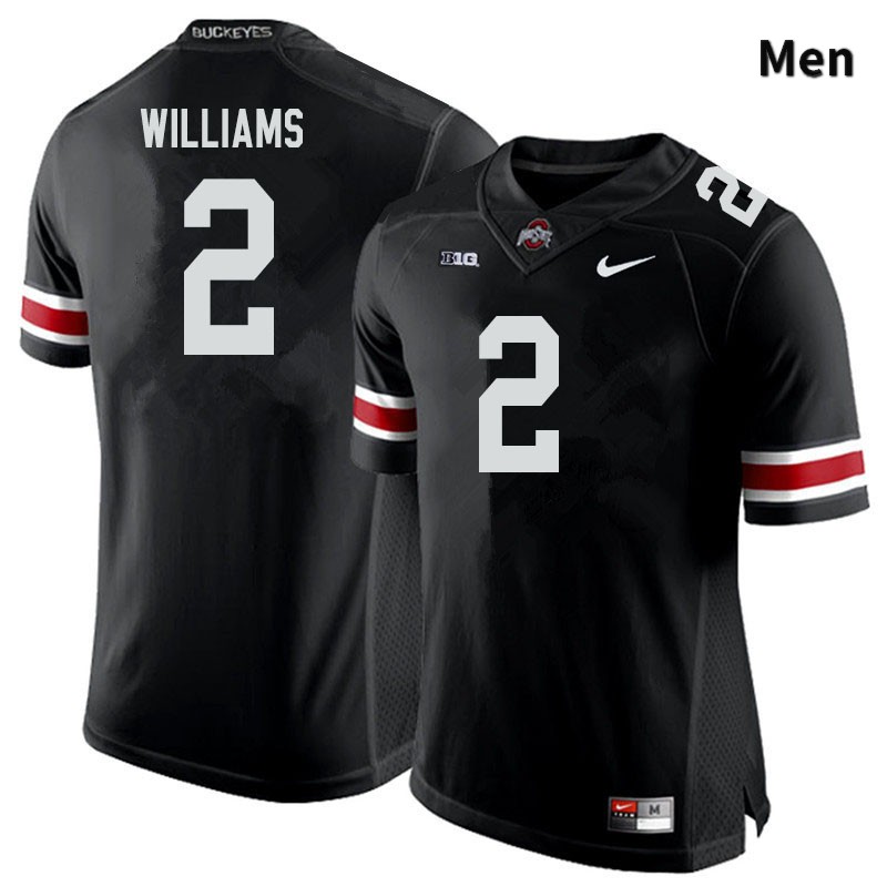 Ohio State Buckeyes Kourt Williams Men's #2 Black Authentic Stitched College Football Jersey